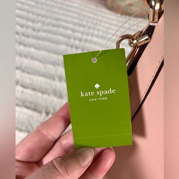 Kate Spade Jackson Leather Shoulder Bag Pink NWT - Picture 5 of 13